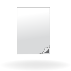 weiße Klebefolie mit Schutzfolie